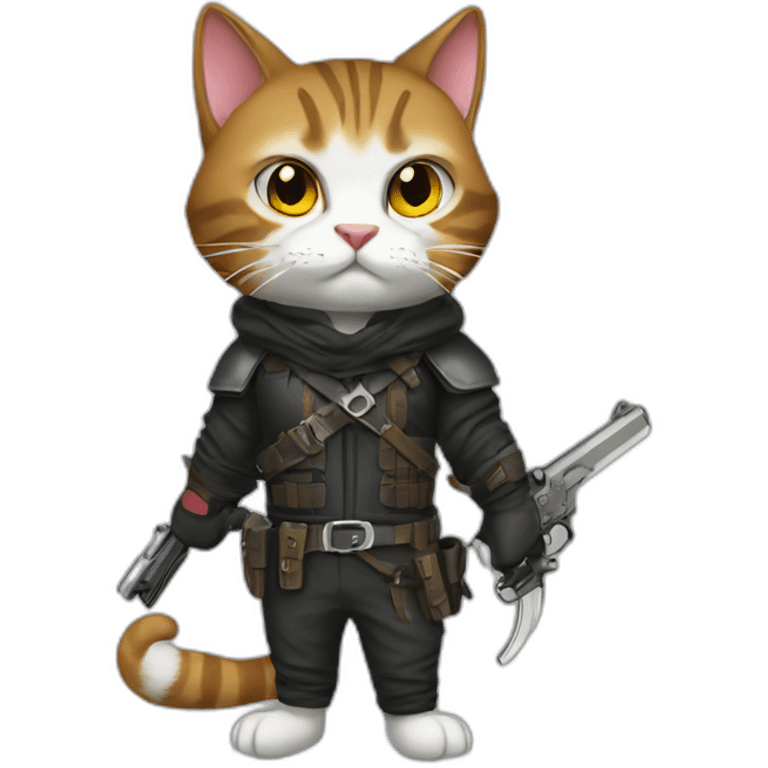 Assassin cat emoji