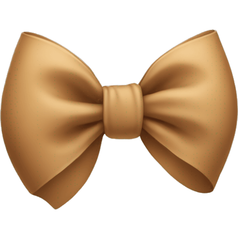 Light brown bow emoji