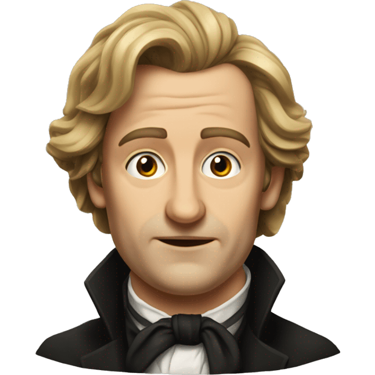 photorealistic Heinrich Heine emoji