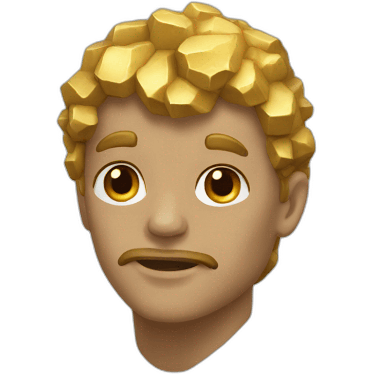 golden rock emoji