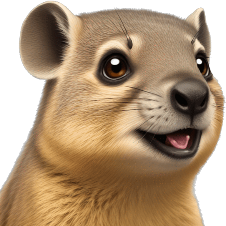 A hyrax that sings chappell roan emoji