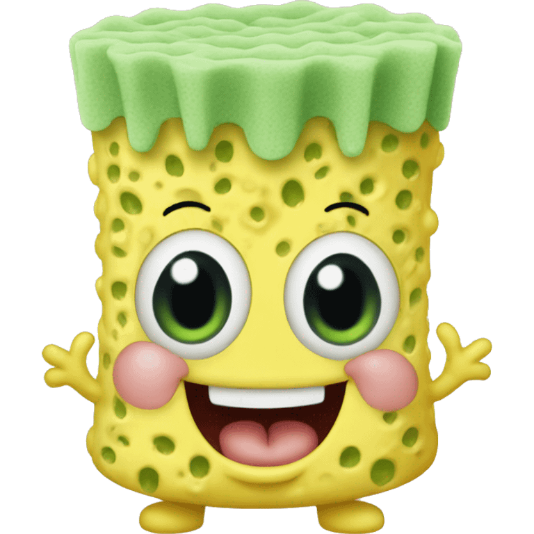 cute baby sponge bob emoji