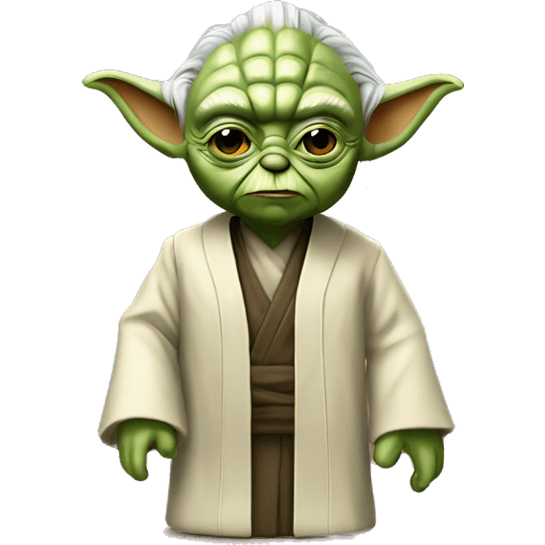 Maitre yoda en profeseur emoji