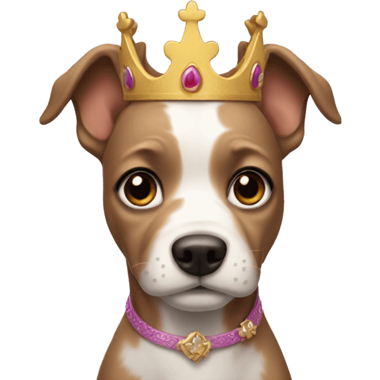 Dog princesa emoji