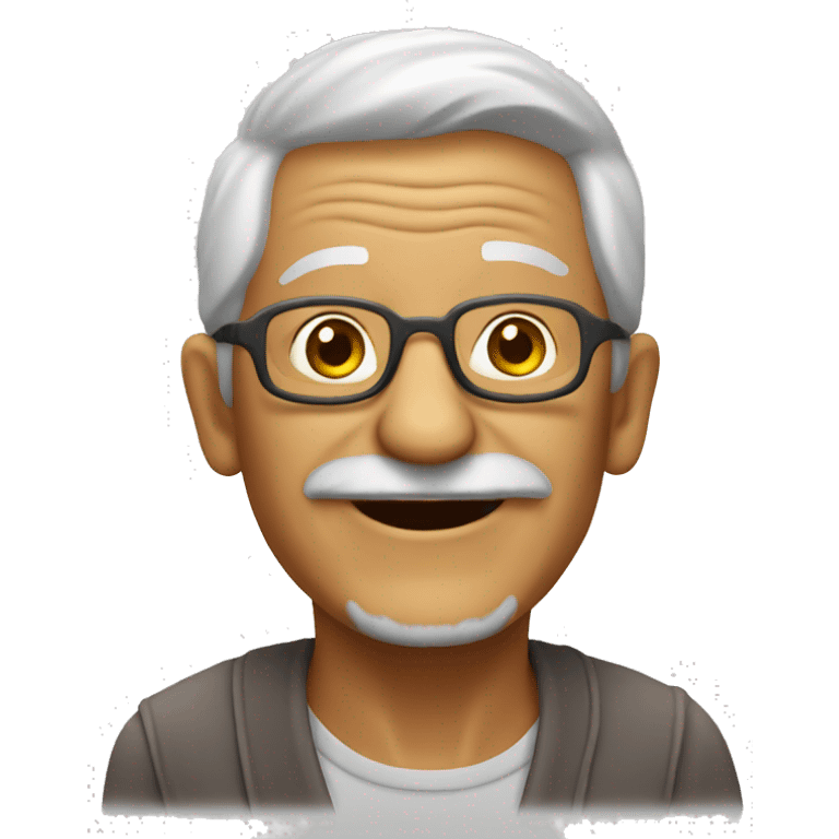 Old person partying  emoji