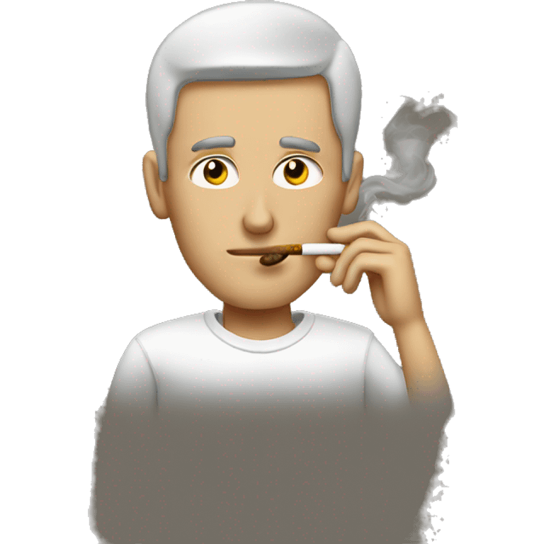 Guy smoking emoji