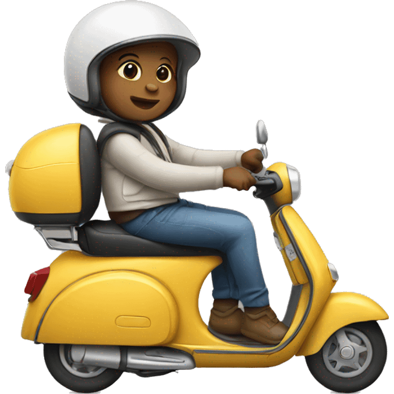 baby on a scooter  emoji