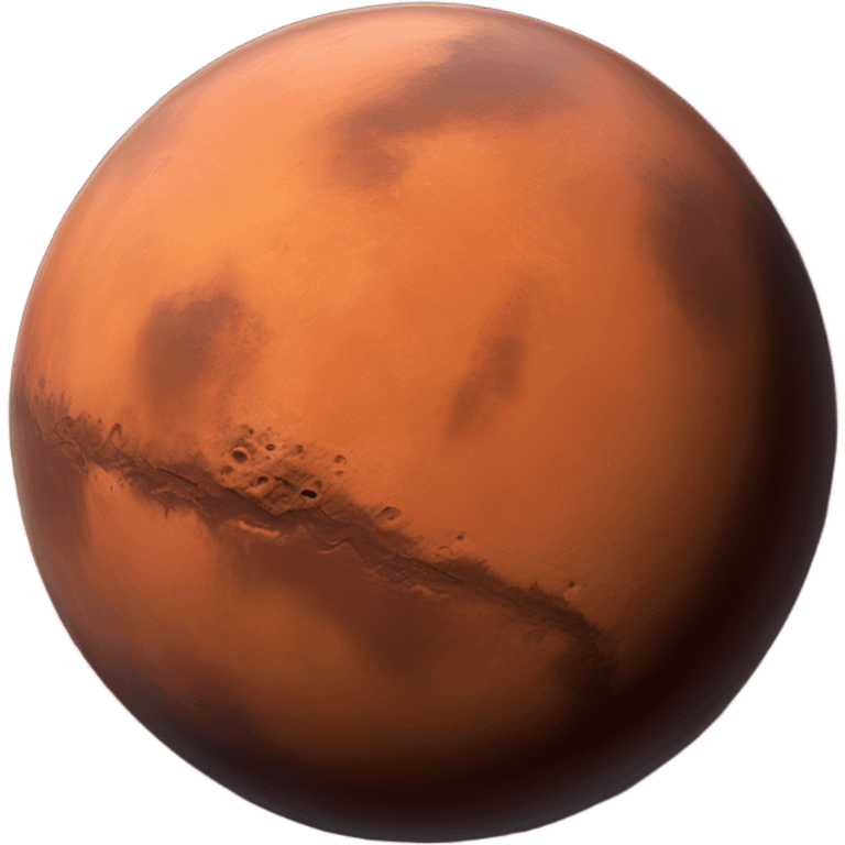 Realistic planet mars  emoji