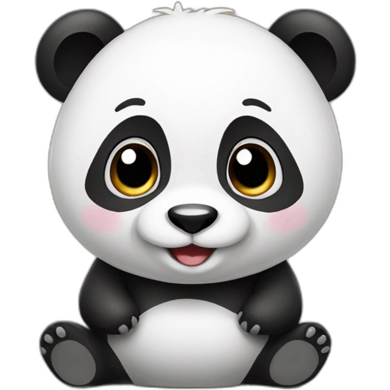 Cute panda emoji