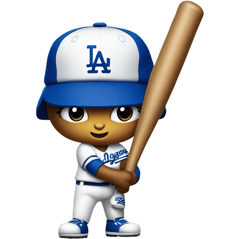 Los Angeles Dodgers hello Kitty emoji