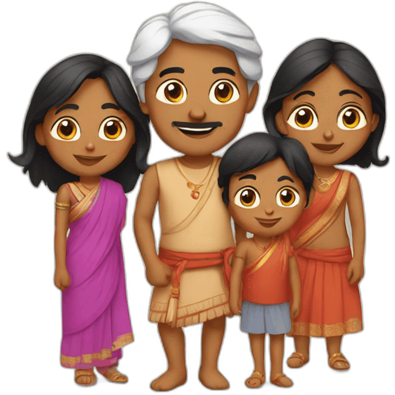 Indian family emoji