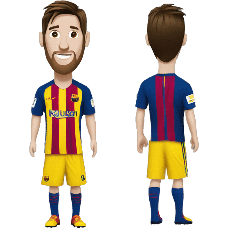 Messi usando vestido  emoji