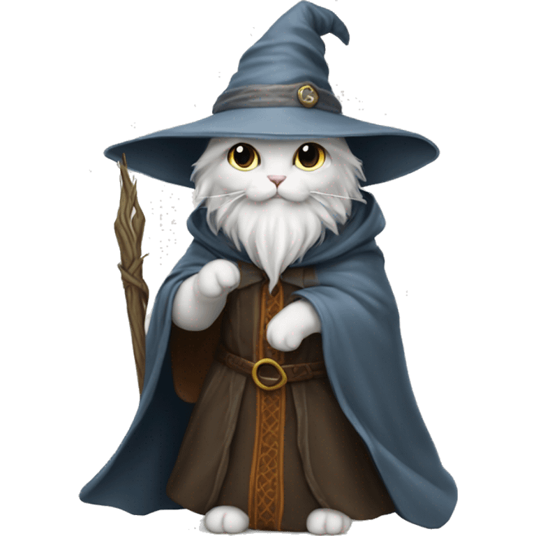 kitty gandalf wizard emoji