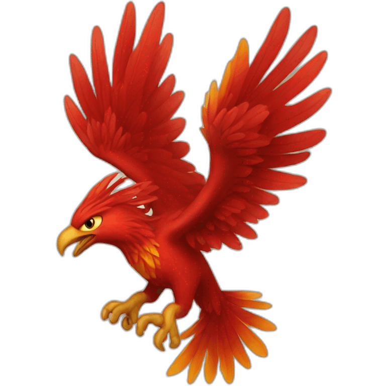 red phoenix emoji