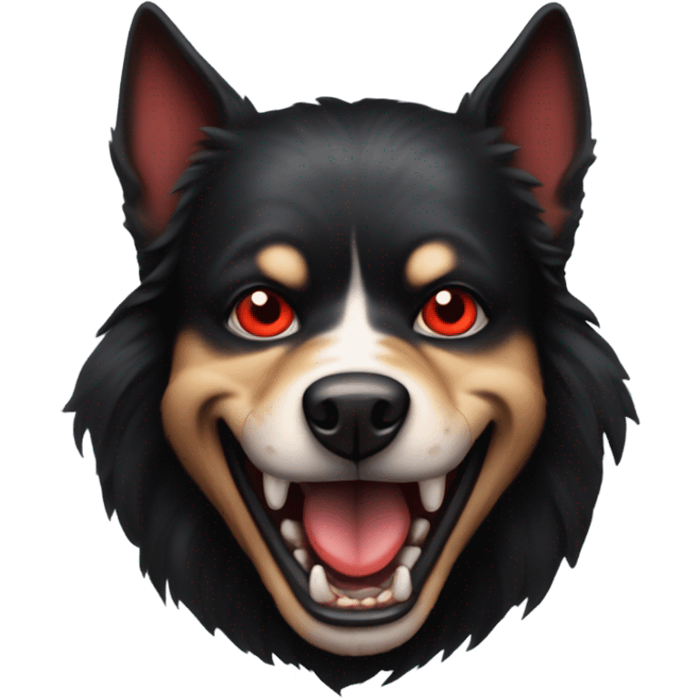 Vampire dog  emoji