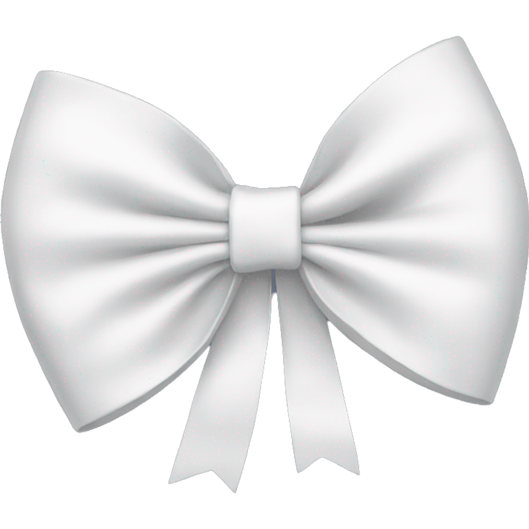 white bow  emoji