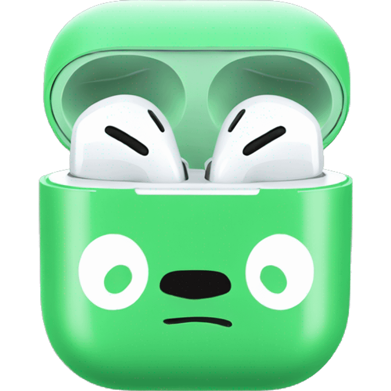 Green AirPod max  emoji