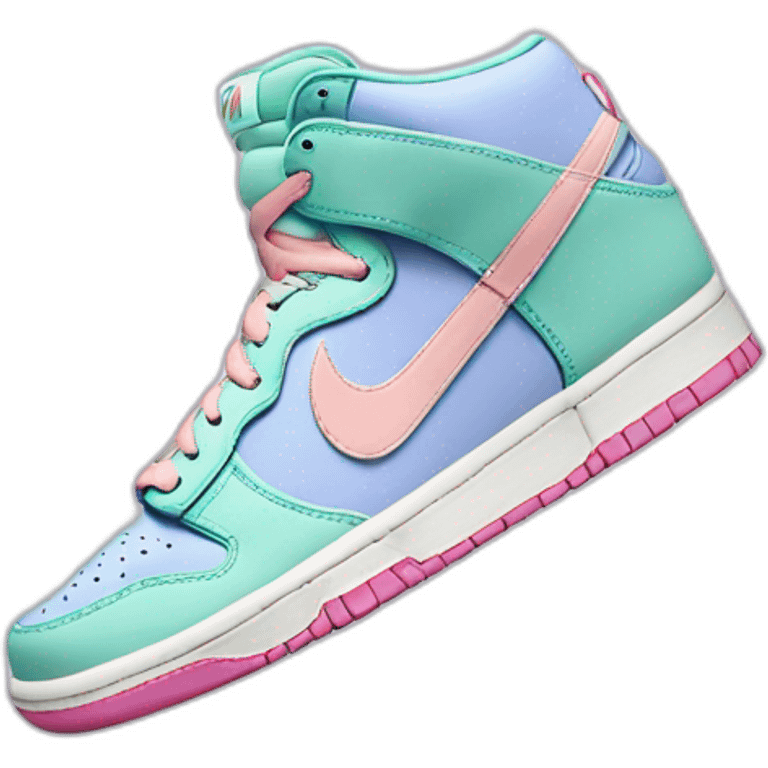 pastel nike dunk emoji