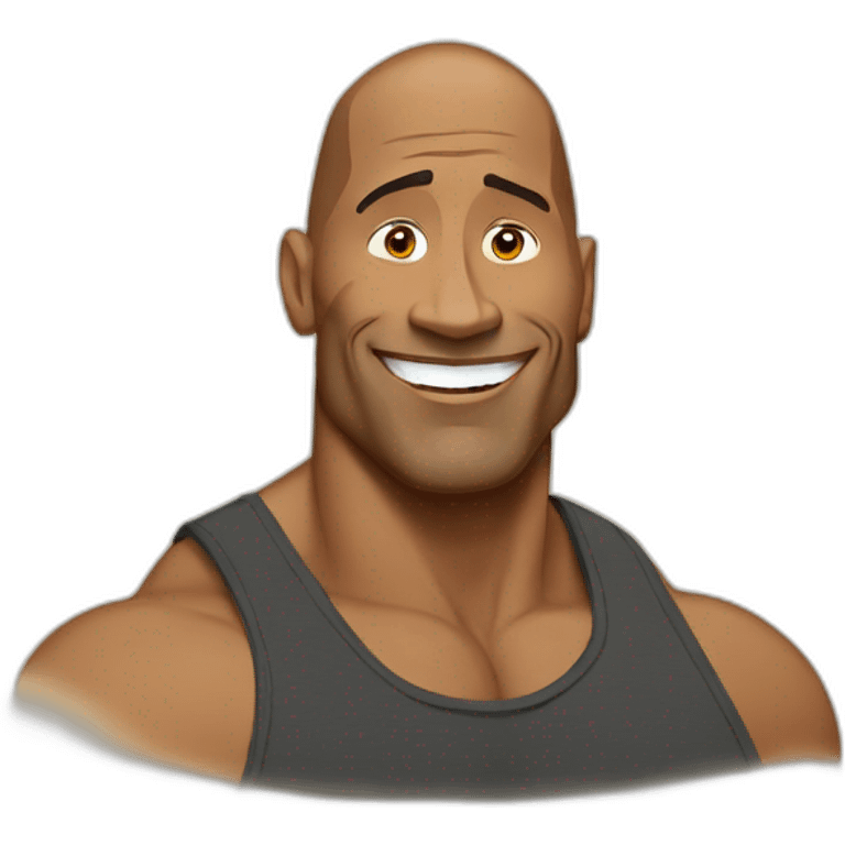 Dwayne Johnson emoji