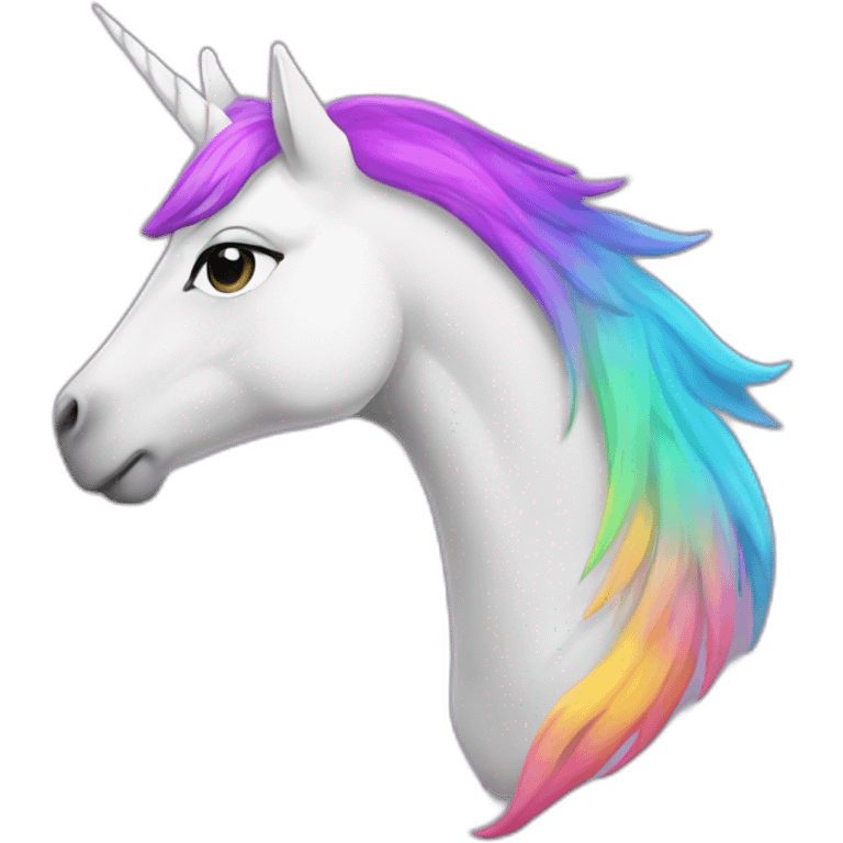 Logo Snapchat couleur licorne emoji