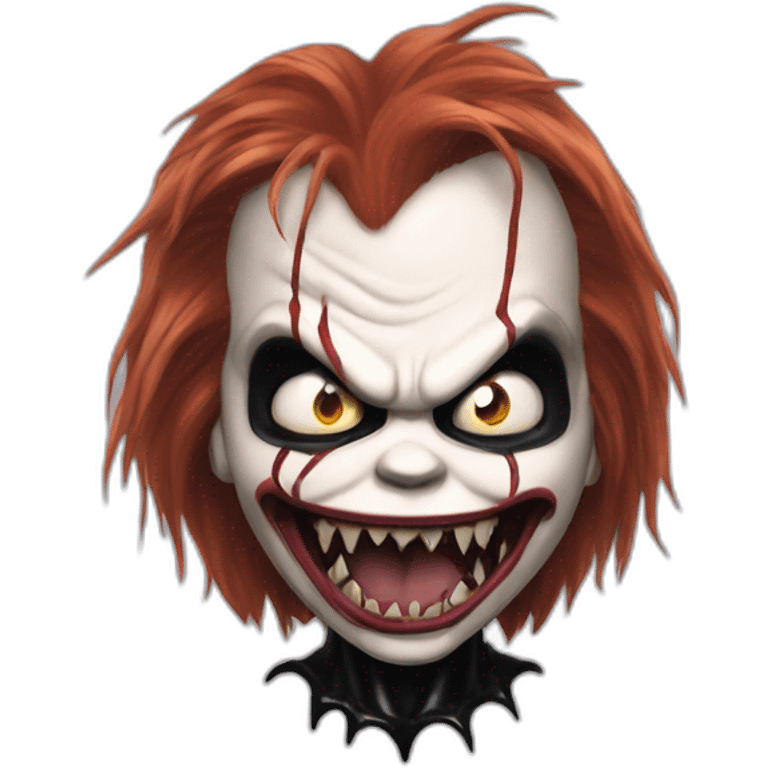 Chucky as venom emoji