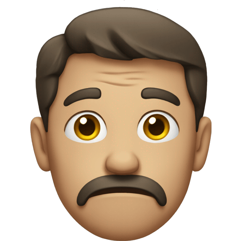 disgusted man emoji