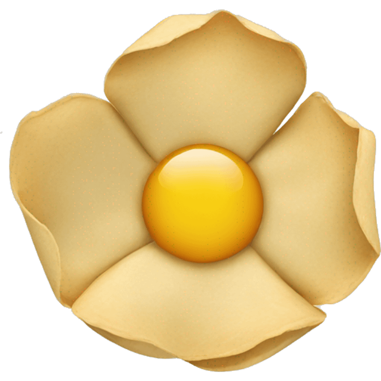 Flower tortilla emoji