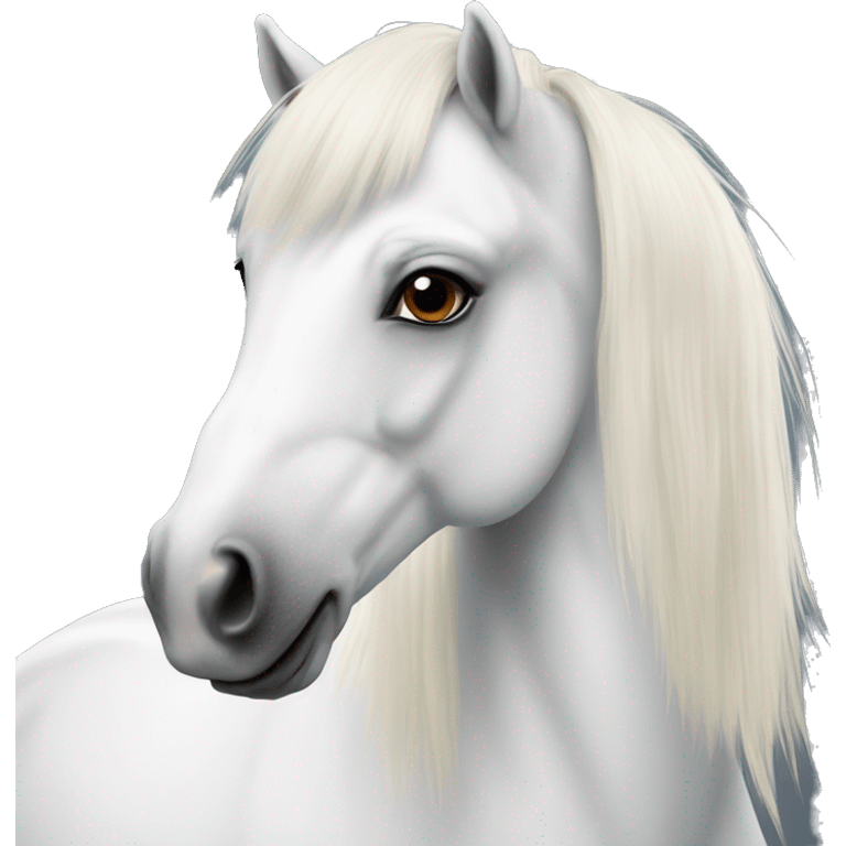 White welsh pony emoji