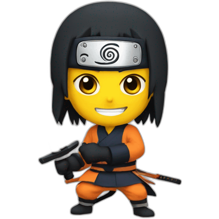 Naruto with katana emoji