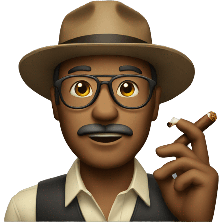 man with cigar emoji