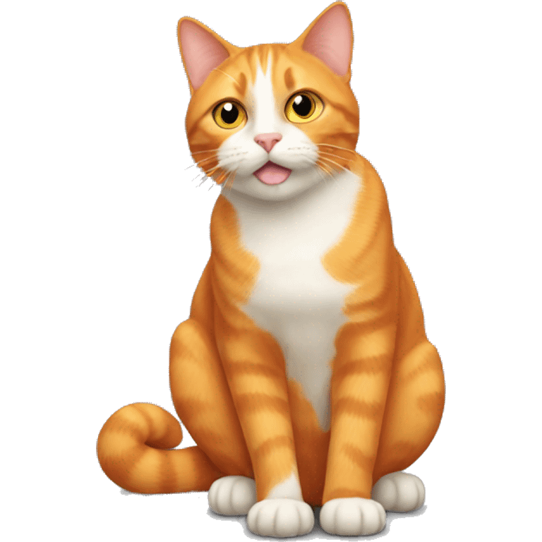 Orange cat emoji