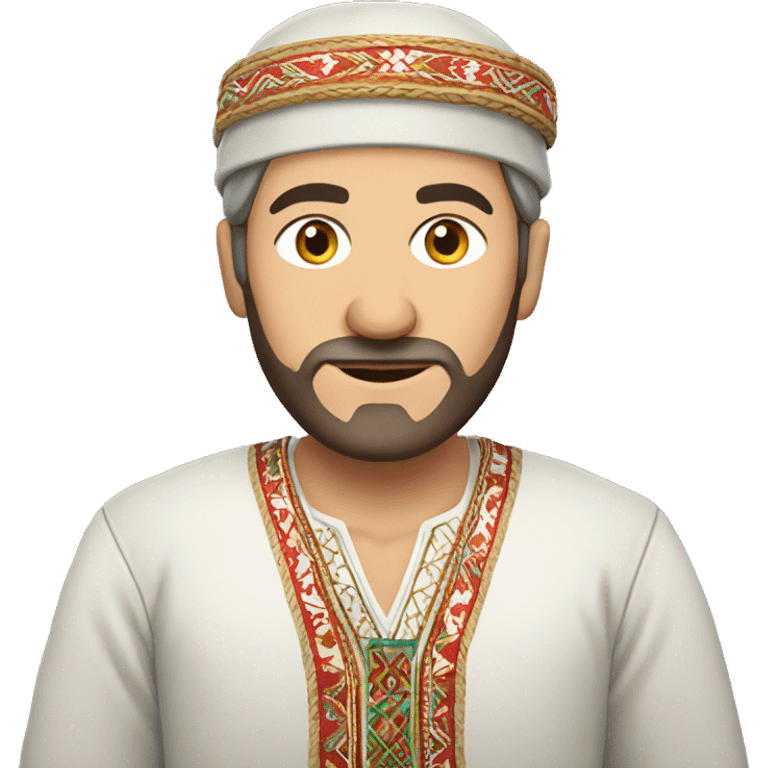 Bosnian man in traditional folk clothing  emoji