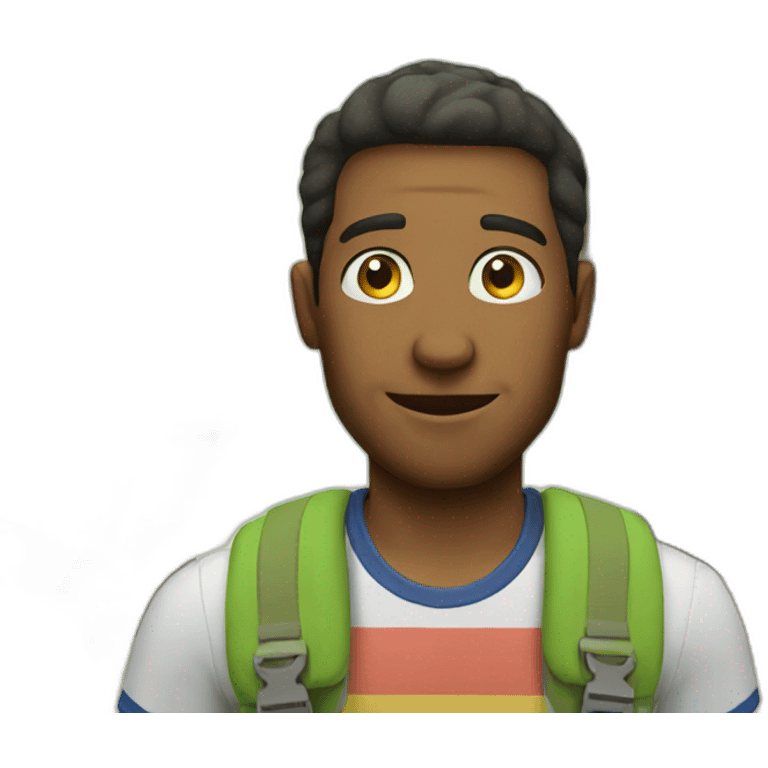 Vacation guy emoji