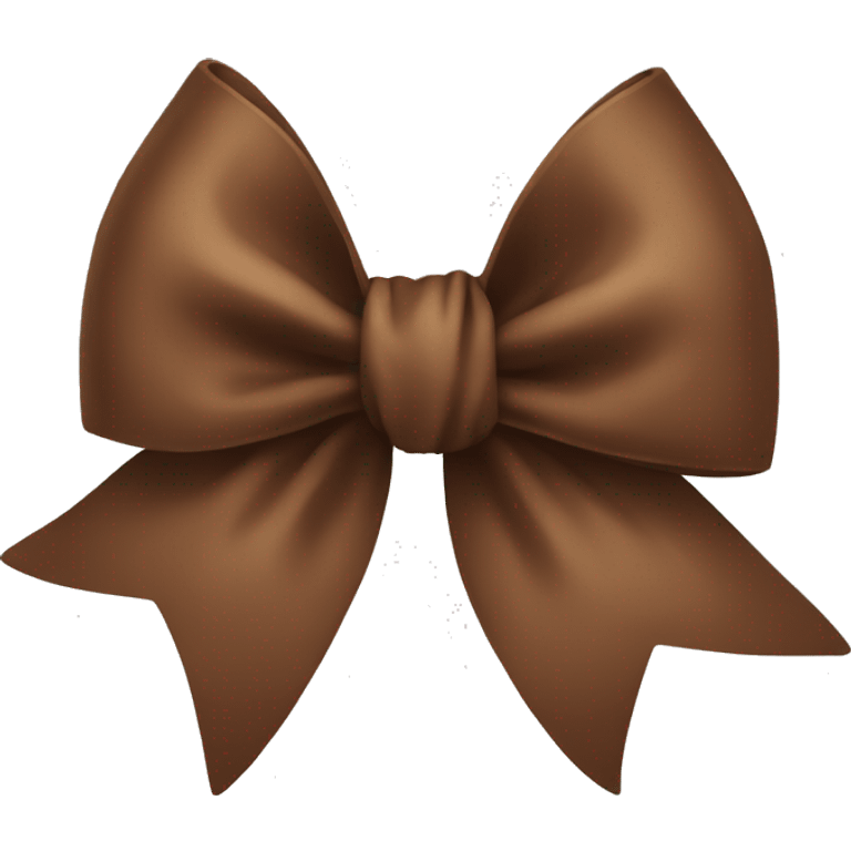 Brown bow emoji