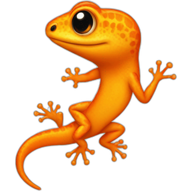 orange gecko emoji