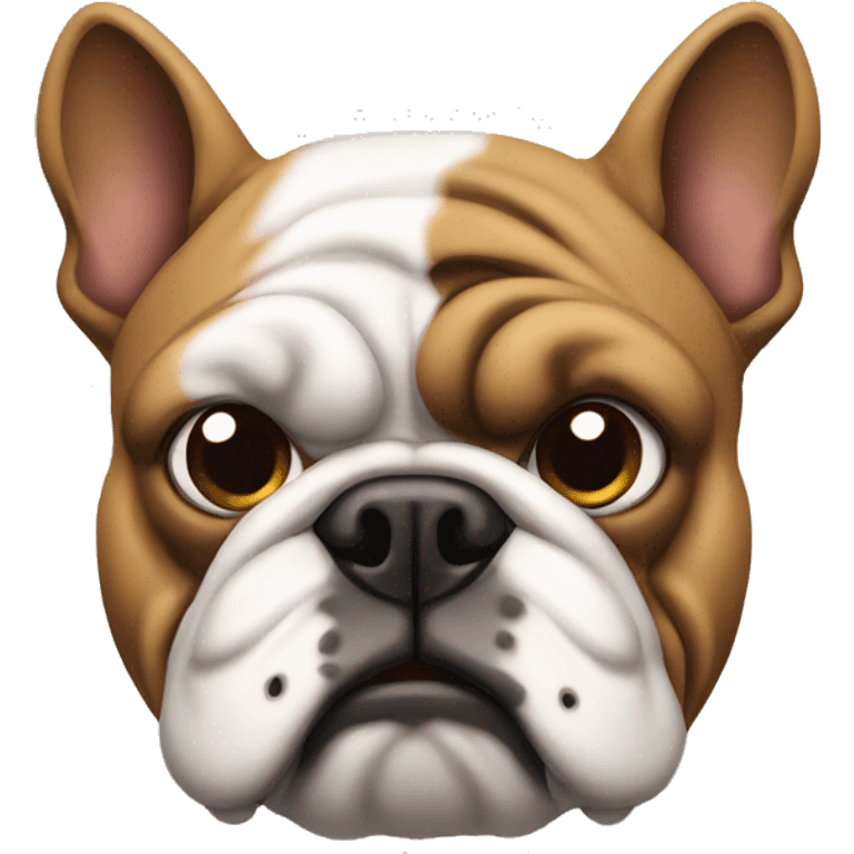 Bulldog with spikes emoji