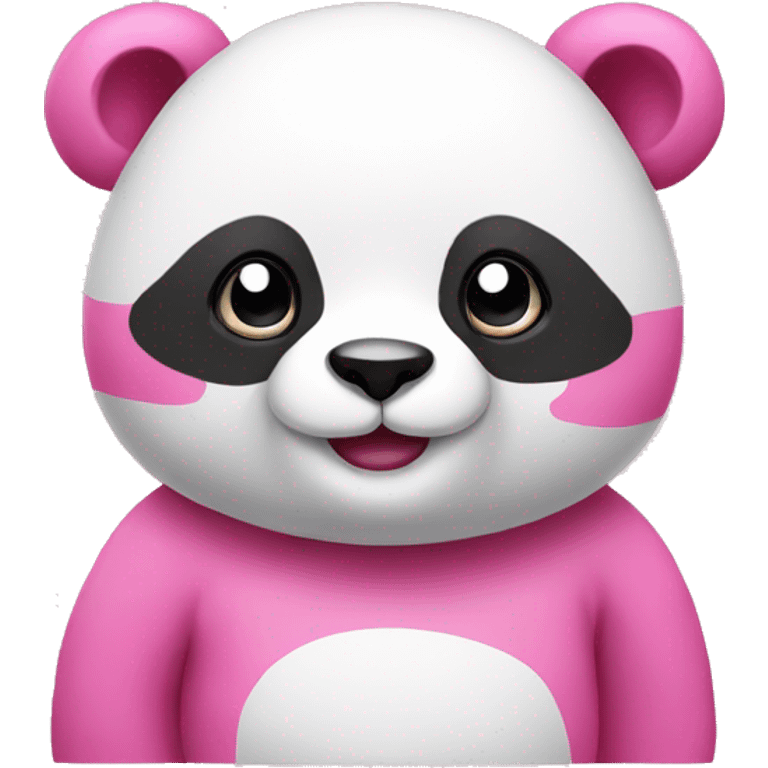 Pink panda emoji