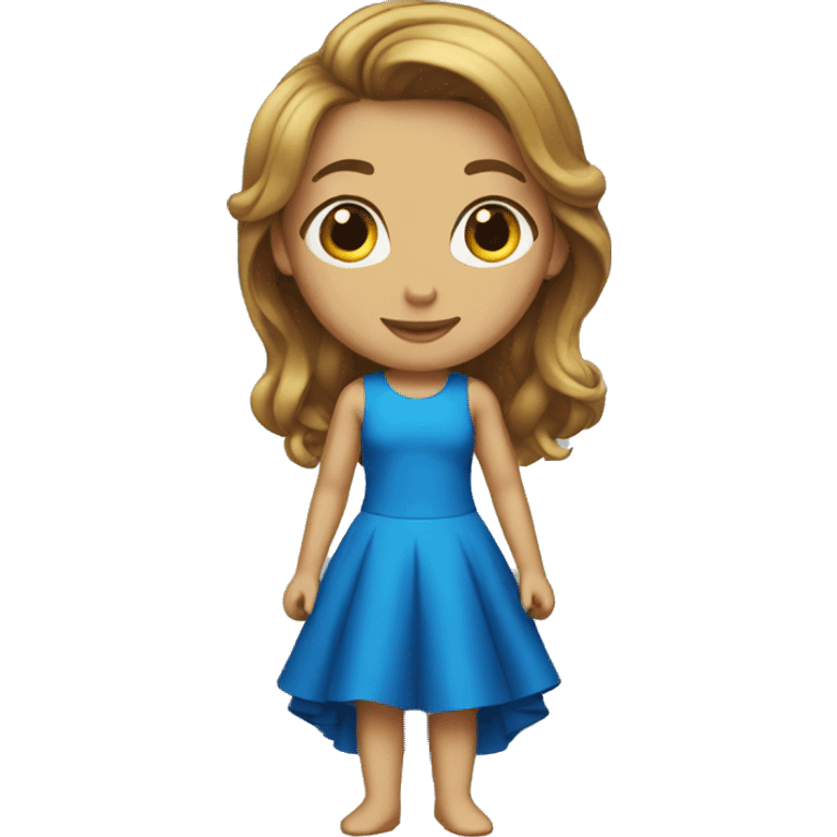 The blue dress emoji