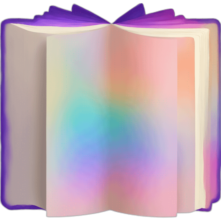 gradient color book emoji