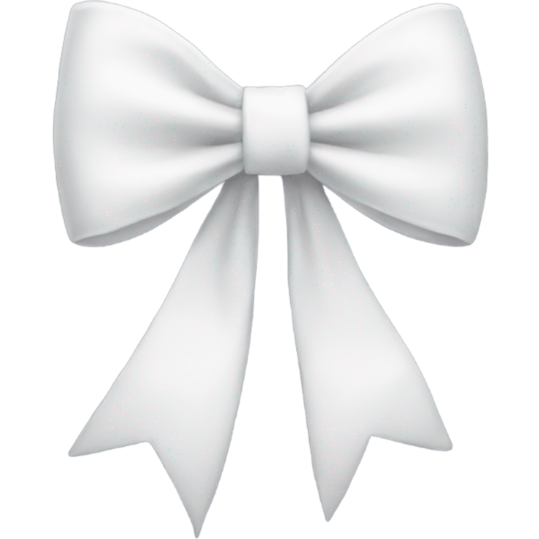 white bow emoji