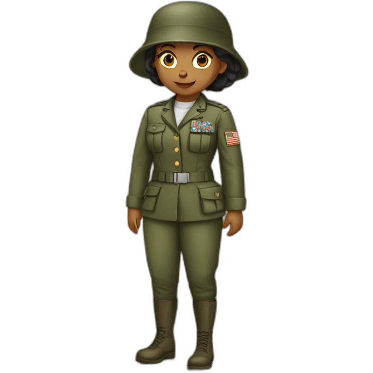 Militar girl emoji