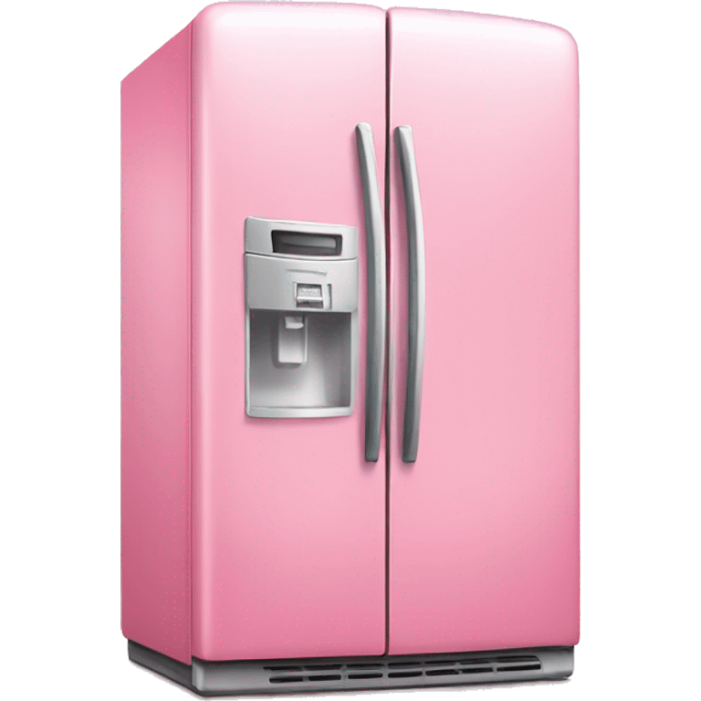 large fancy pink refrigerator emoji