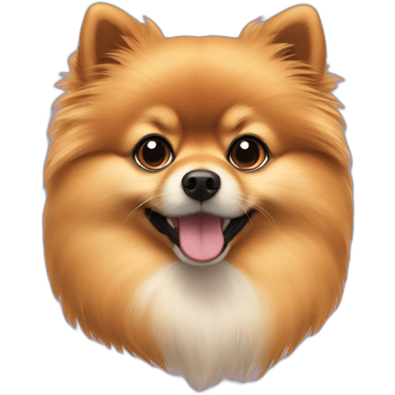 pomeranian spotted emoji