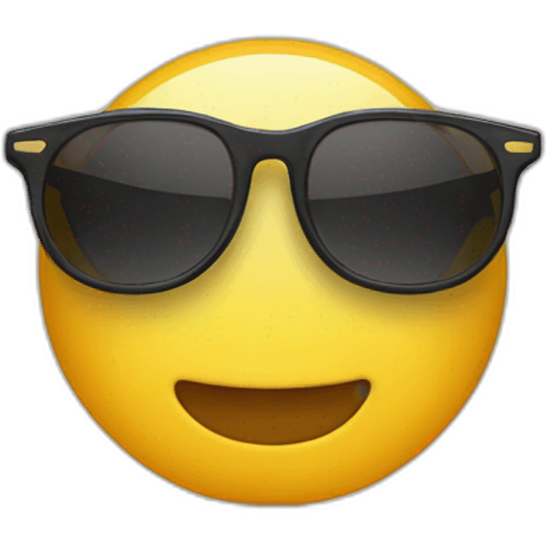 Lunettes soleil emoji