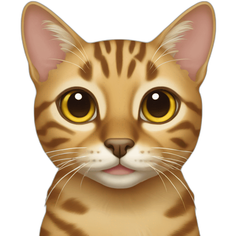 curly-blonde-bengal-cat emoji