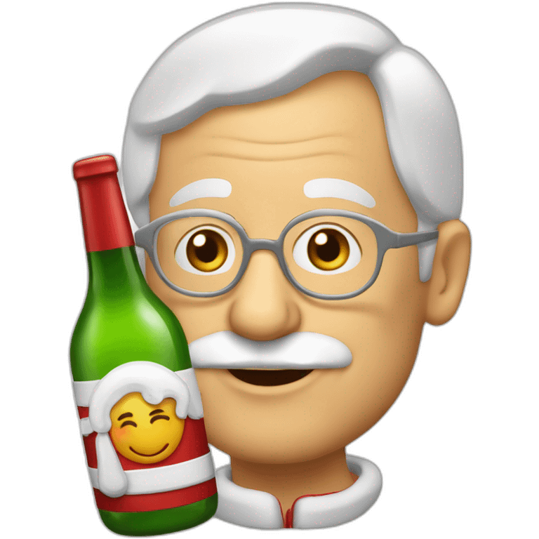 Père Noël alcool emoji