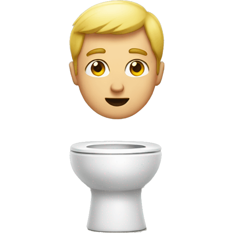 man on toilet emoji