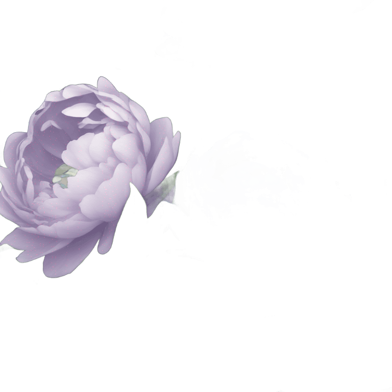 dark blue peony bouquet emoji