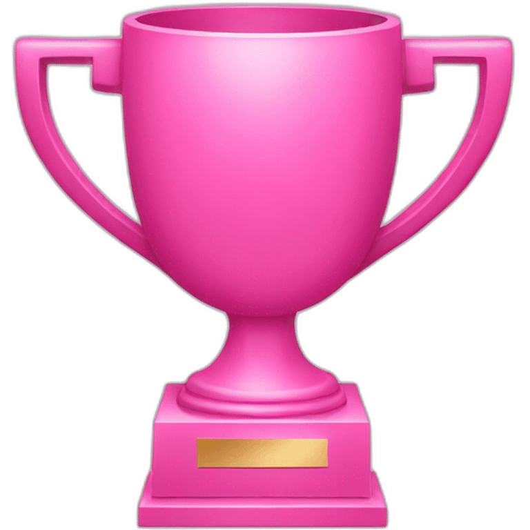 pink trophy emoji