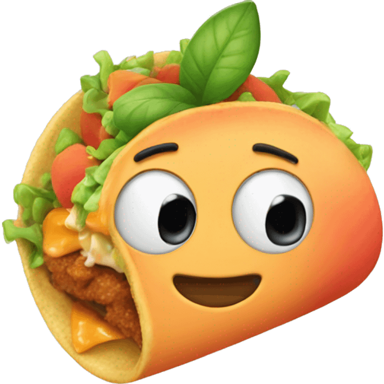 Peach Taco emoji